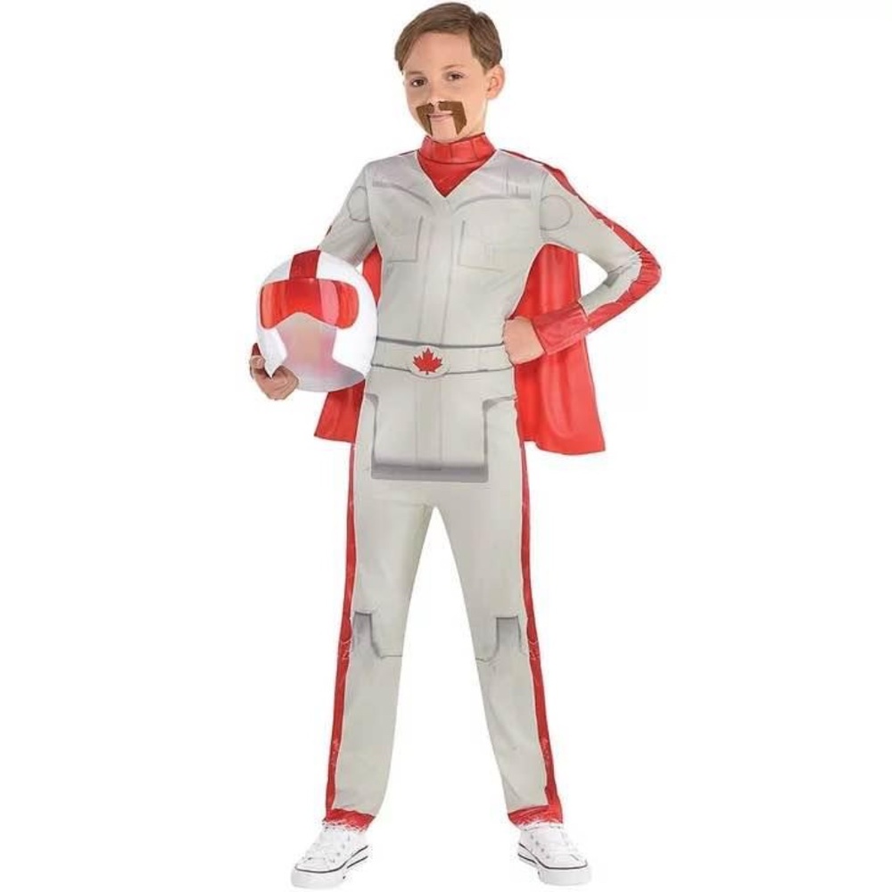 BRAND NEW boy toy story duke caboom halloween costume size Toddler 3-4 NO HELMET
